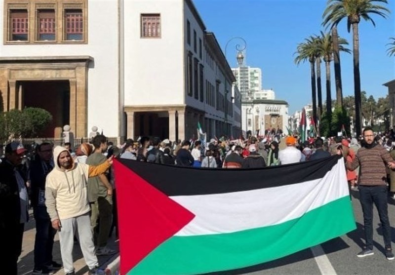 برگزاری تظاهرات در 56 شهر مغرب در مخالفت با طرح ترامپ