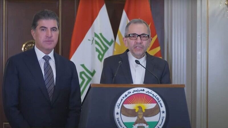 تخت‌روانچی از پذیرایی سخاوتمندانه در اربیل گفت/با اقلیم در زمینه‌های مختلف هماهنگی داریم