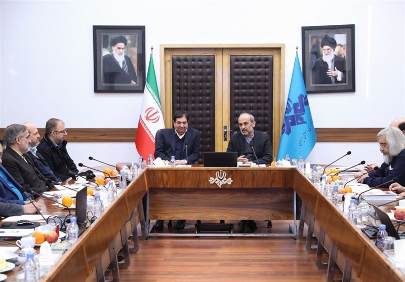 دیدار مخبر با جبلی و معاونان سازمان صداوسیما