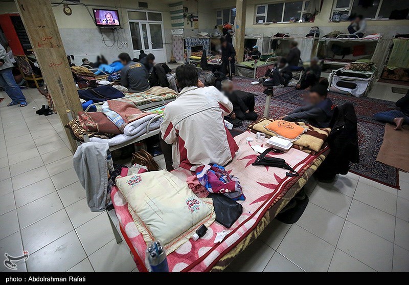 ساماندهی 408 معتاد متجاهر در هوای زیر صفر پایتخت