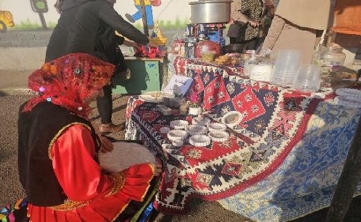 برپایی دهمین جشنواره رشته خشکار در طاهر گوراب + عکس