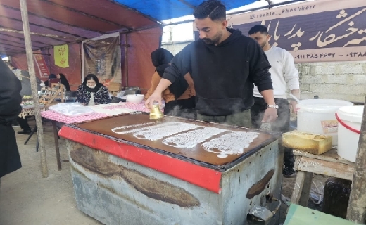 برپایی دهمین جشنواره رشته خشکار در طاهر گوراب + عکس