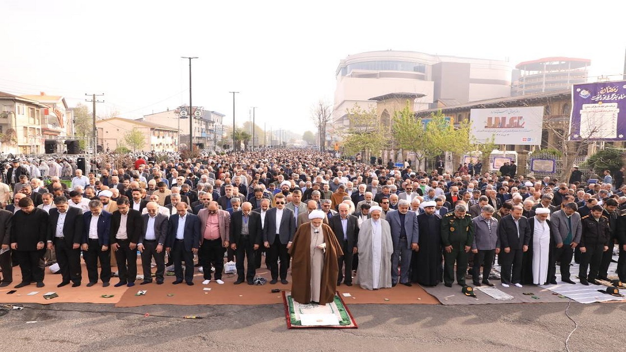 اقامه نماز عید سعید فطر در گیلان