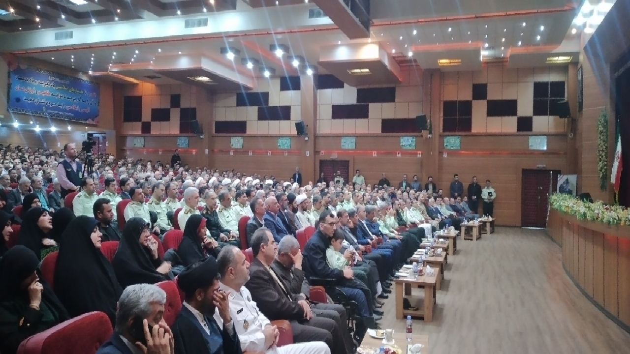 آئین تکریم و معارفه فرمانده انتظامی گیلان