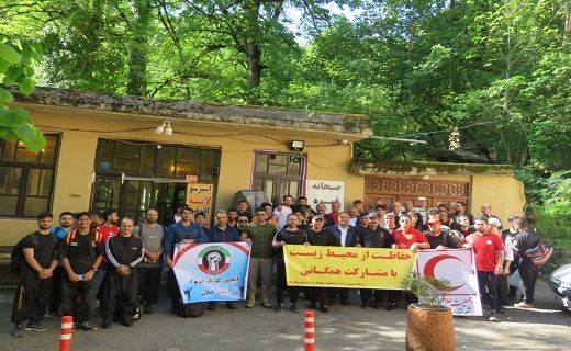 صعود کوهنوردان دوستدار محیط زیست به ارتفاعات ماسوله 