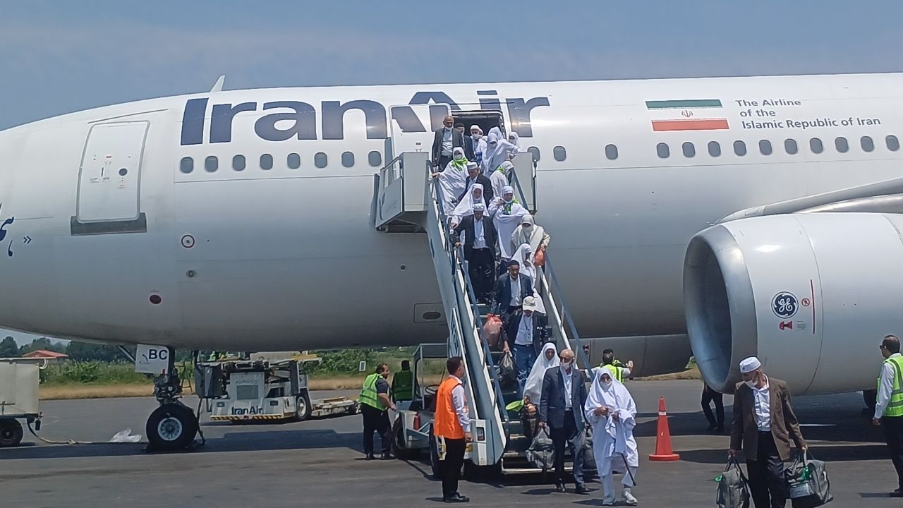 بازگشت نخستین گروه حجاج گیلانی