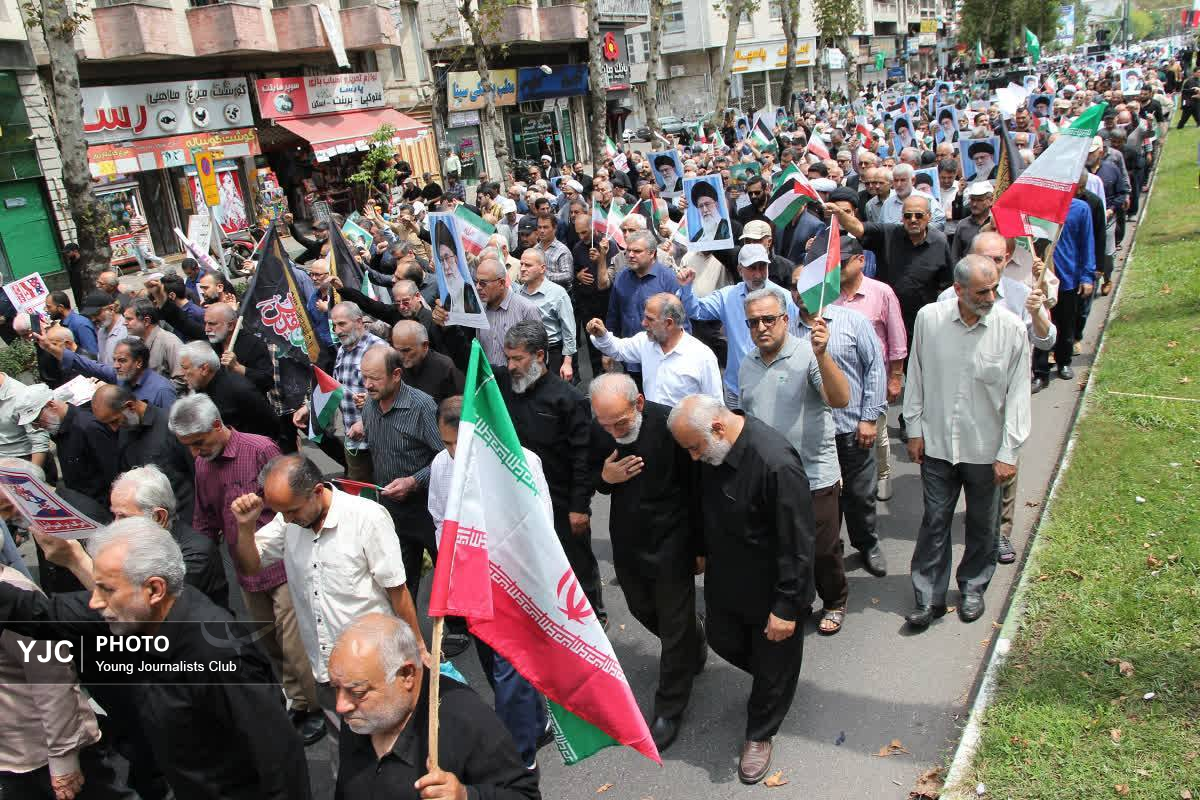 راهپیمایی خشم و نصر در سراسر گیلان برگزار شد