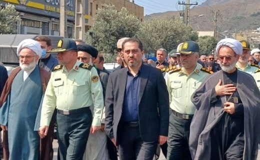 تشییع پیکر شهید مهرپور در رودبار