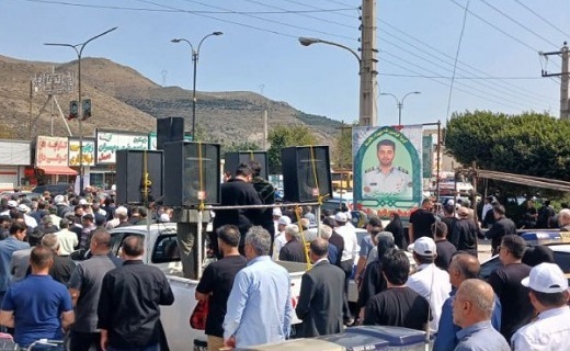 تشییع پیکر شهید مهرپور در رودبار