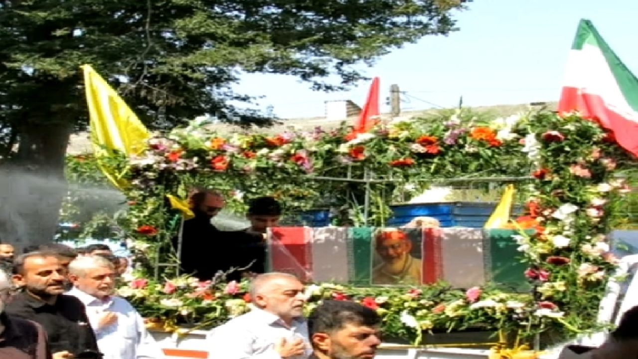 تشییع پیکر پاک پیر جبهه های جنگ حاج حسن جوشن در رشت + فیلم و تصاویر