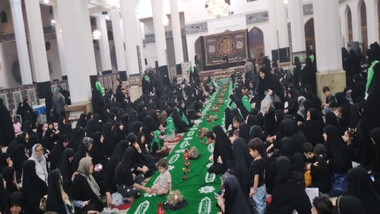 برپایی بزرگترین سفره جهانی حضرت رقیه(س) در رشت + تصاویر