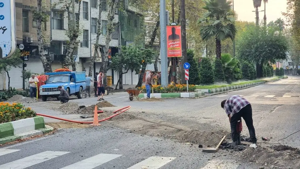 آغاز عملیات اجرایی طرح اختصاصی فیبرنوری (FTTH) در بلوار منظریه رشت