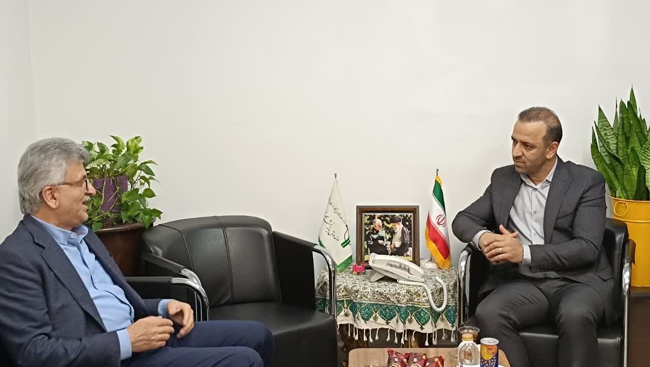 دیدار مدیر صندوق بازنشستگی کشوری استان گیلان با رئیس دانشگاه علوم پزشکی