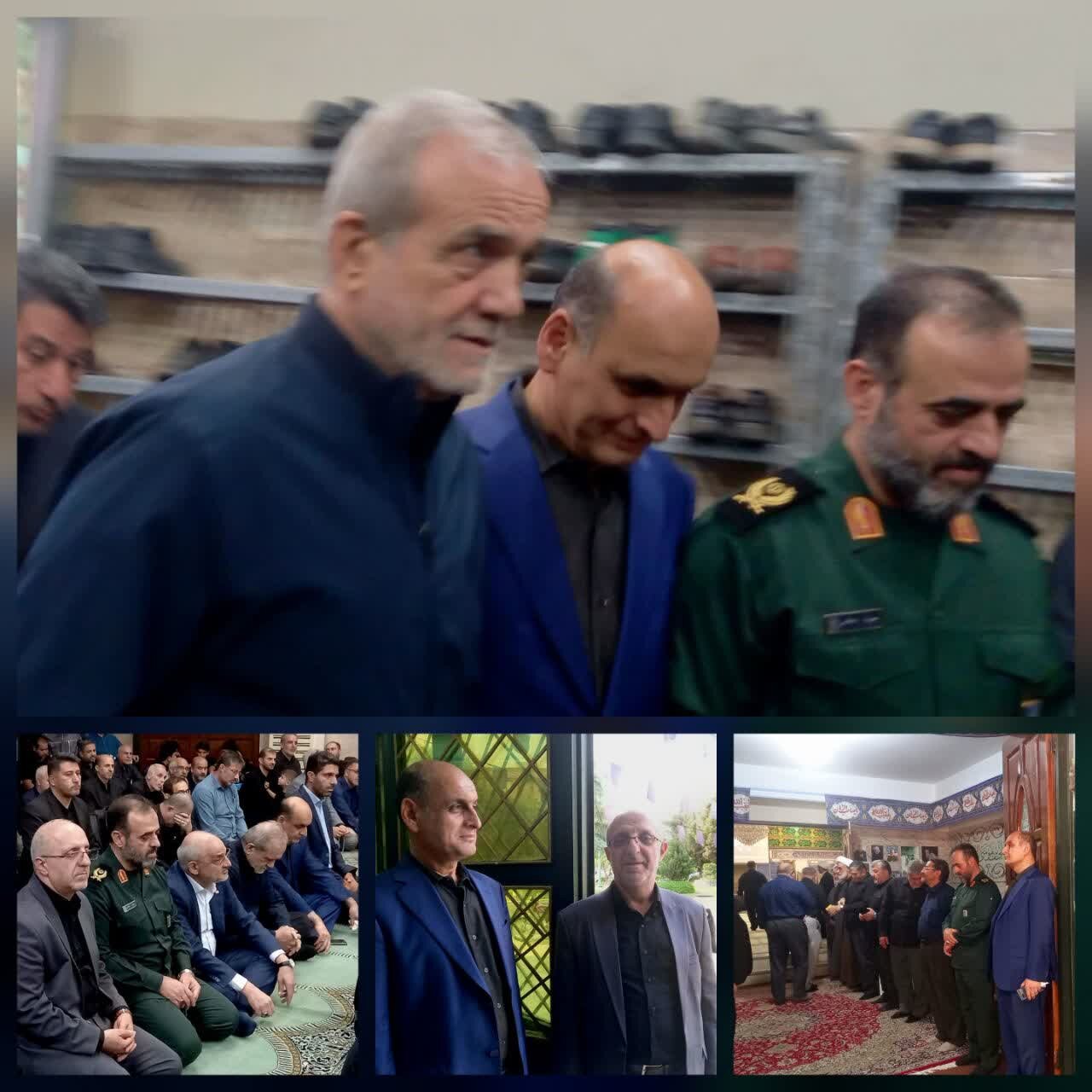 مراسم گرامیداشت شهدای گیلانی جنگ تحمیلی رژیم صهیونیستی با حضور رییس جمهور در تهران برگزار شد