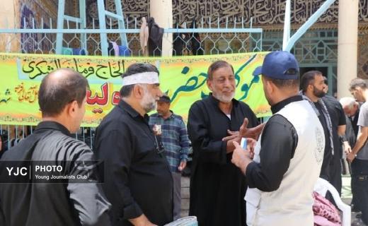 جلوه ای زیبا از آماده سازی مواکب اربعین گیلان در عراق + عکس و فیلم