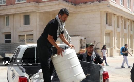 جلوه ای زیبا از آماده سازی مواکب اربعین گیلان در عراق + عکس و فیلم