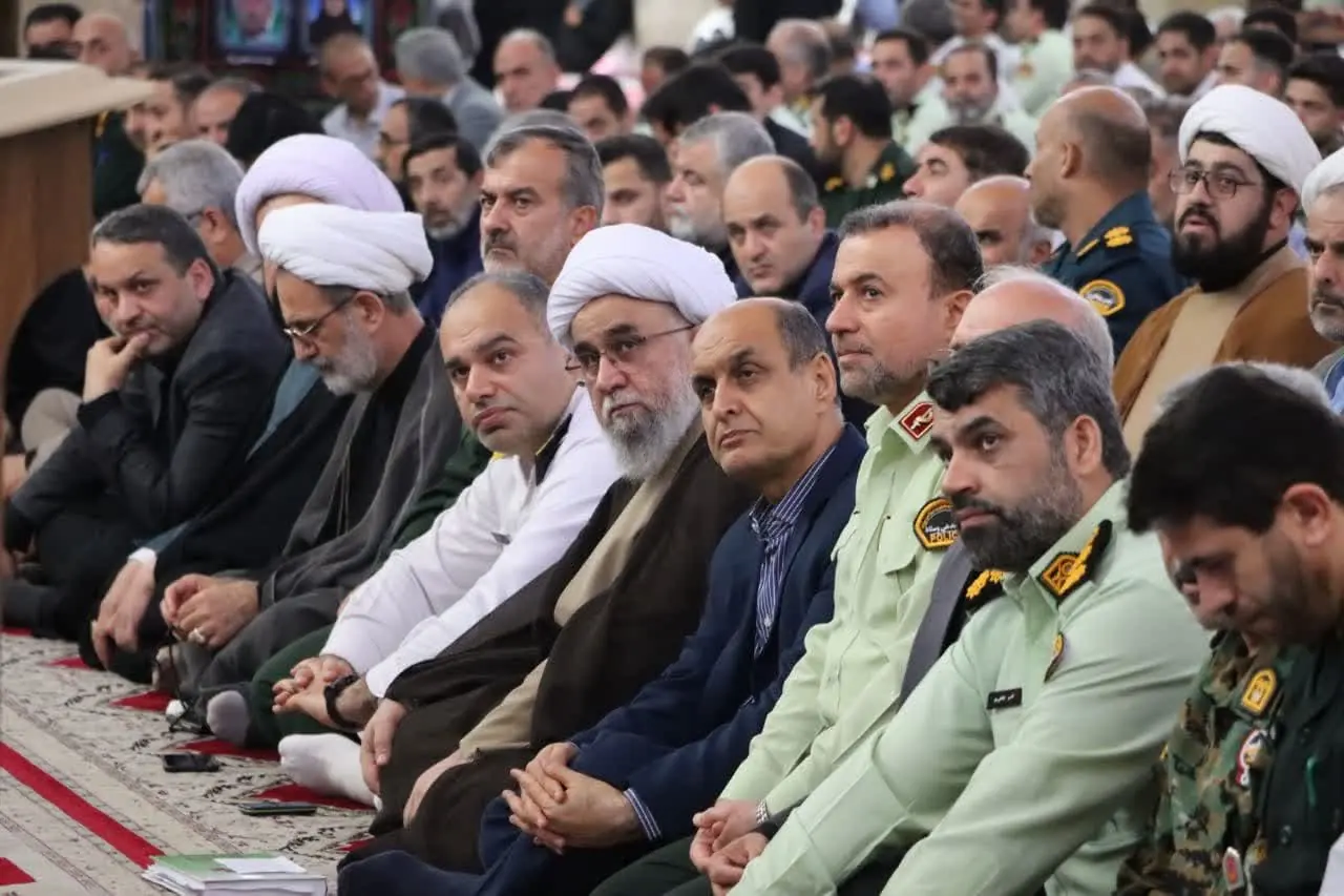 مراسم اربعین شهدای اقتدار در رشت برگزار شد