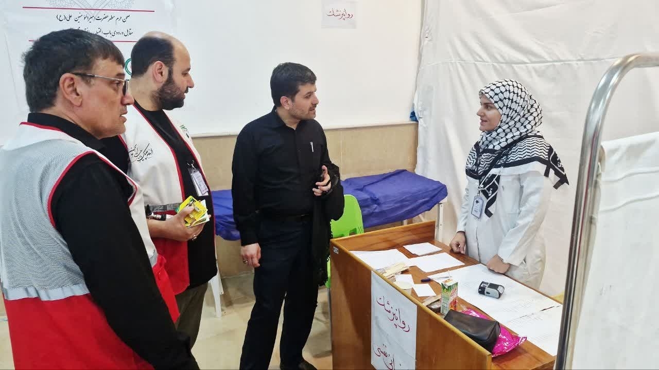 ارائه بیش از ۶۷ هزار خدمت به زوار حسینی توسط درمانگاه جمعیت هلال احمر گیلان در نجف اشرف+ عکس