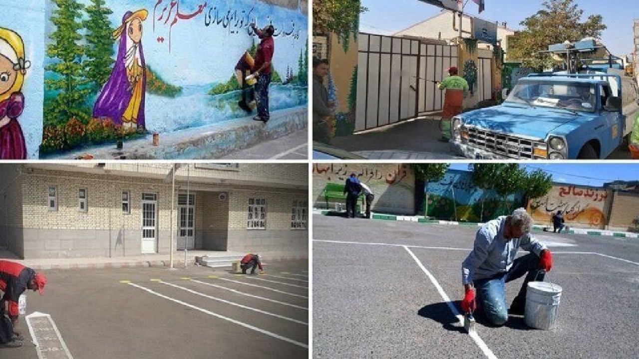 مانور بازگشایی مدارس در گیلان