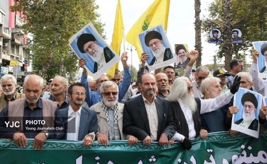 راهپیمایی جمعه های خشم و نصر نمازگزاران گیلانی+تصاویر
