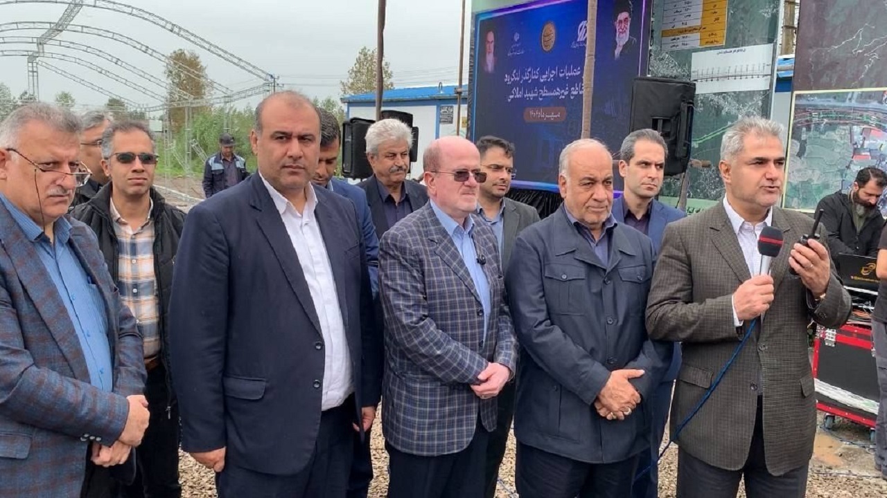 آغاز ساخت تقاطع غیرهمسطح لنگرود
