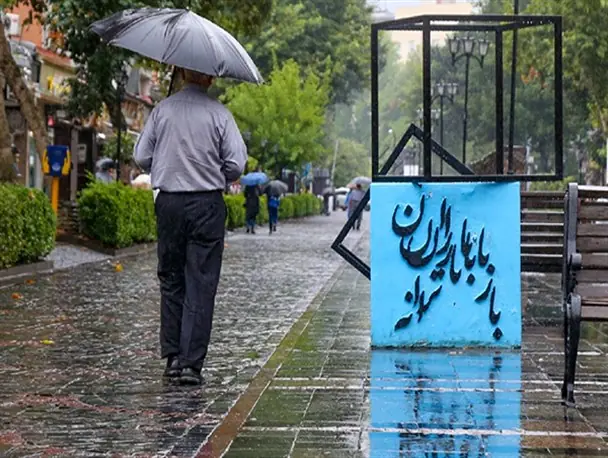 باران پاییزی و وزش باد شدید در راه گیلان با ورود سامانه ناپایدار