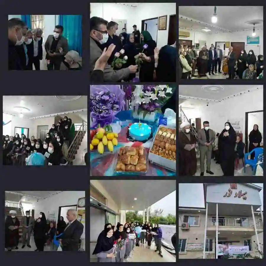 مسئولان فومن با سالمندان آسایشگاه میلاد نور دیدار و گفت‌وگو کردند