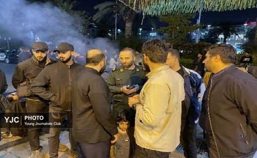 ایستگاه صلواتی و نمایشگاه تجسمی ایام فاطمیه در رشت + تصاویر