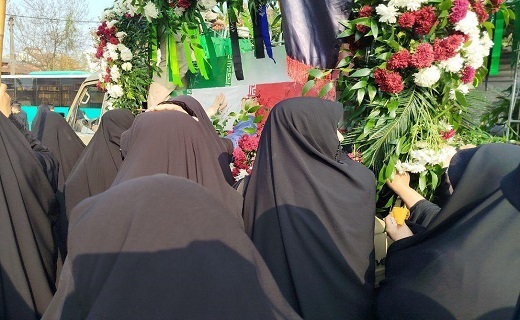 تشییع پیکر‌های پاک شهدای گمنام در رشت + فیلم و تصاویر