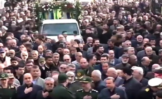 تشییع پیکر‌های پاک شهدای گمنام در رشت