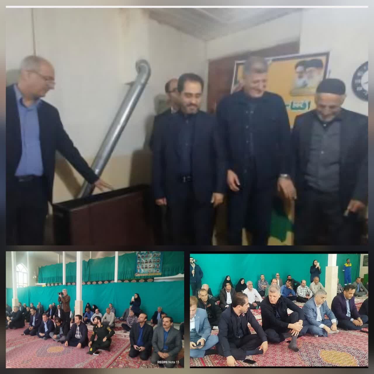 برگزاری آیین توزیع و نصب ۱۰ هزار بخاری مدرن کم مصرف در بخش خورگام برگزاری آیین توزیع و نصب ۱۰ هزار بخاری مدرن کم مصرف در بخش خورگام