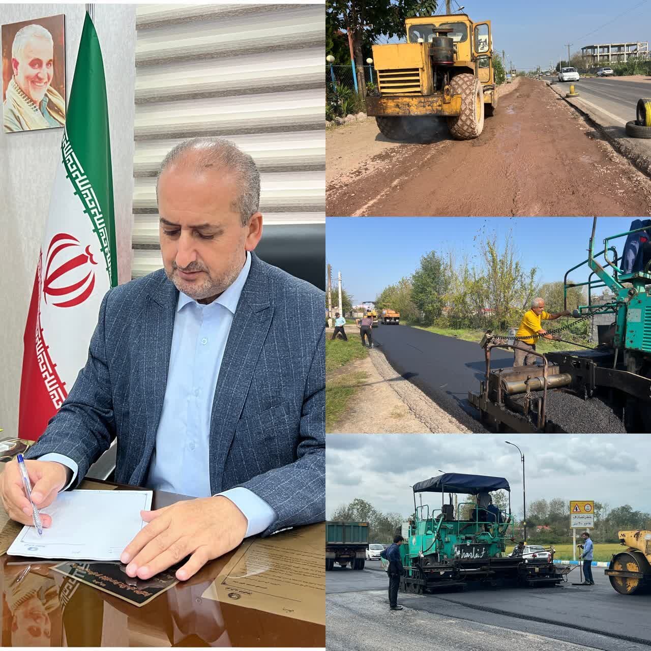 خشکبیجار در مسیر توسعه؛ اجرای پروژه‌های عمرانی مهم در شهر