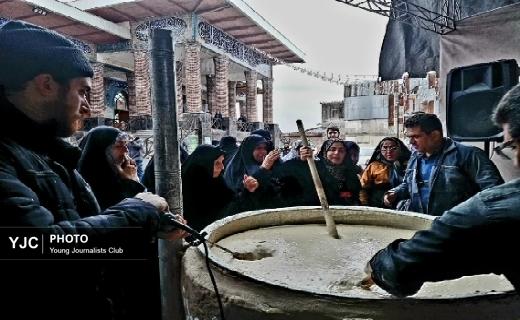 مراسم آئینی سمنو پزان در رشت + تصاویر