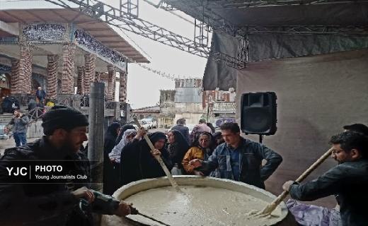 مراسم آئینی سمنو پزان در رشت + تصاویر