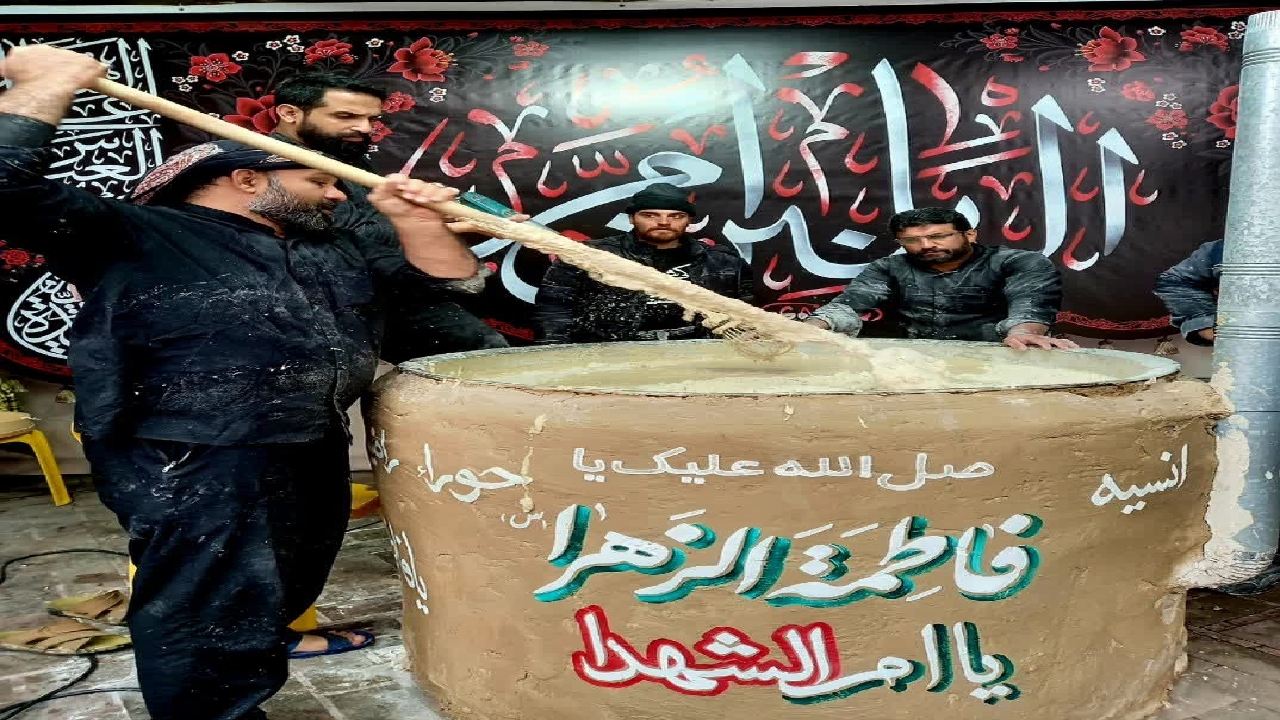 مراسم آئینی سمنو پزان در رشت + تصاویر