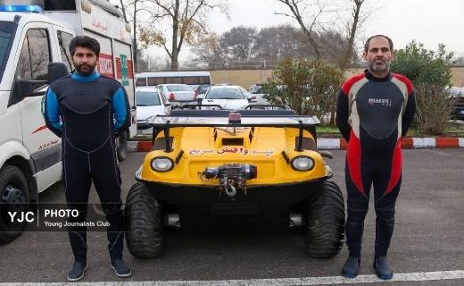 رزمایش طرح زمستانی پلیس راه در گیلان + تصاویر