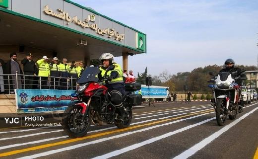 رزمایش طرح زمستانی پلیس راه در گیلان + تصاویر