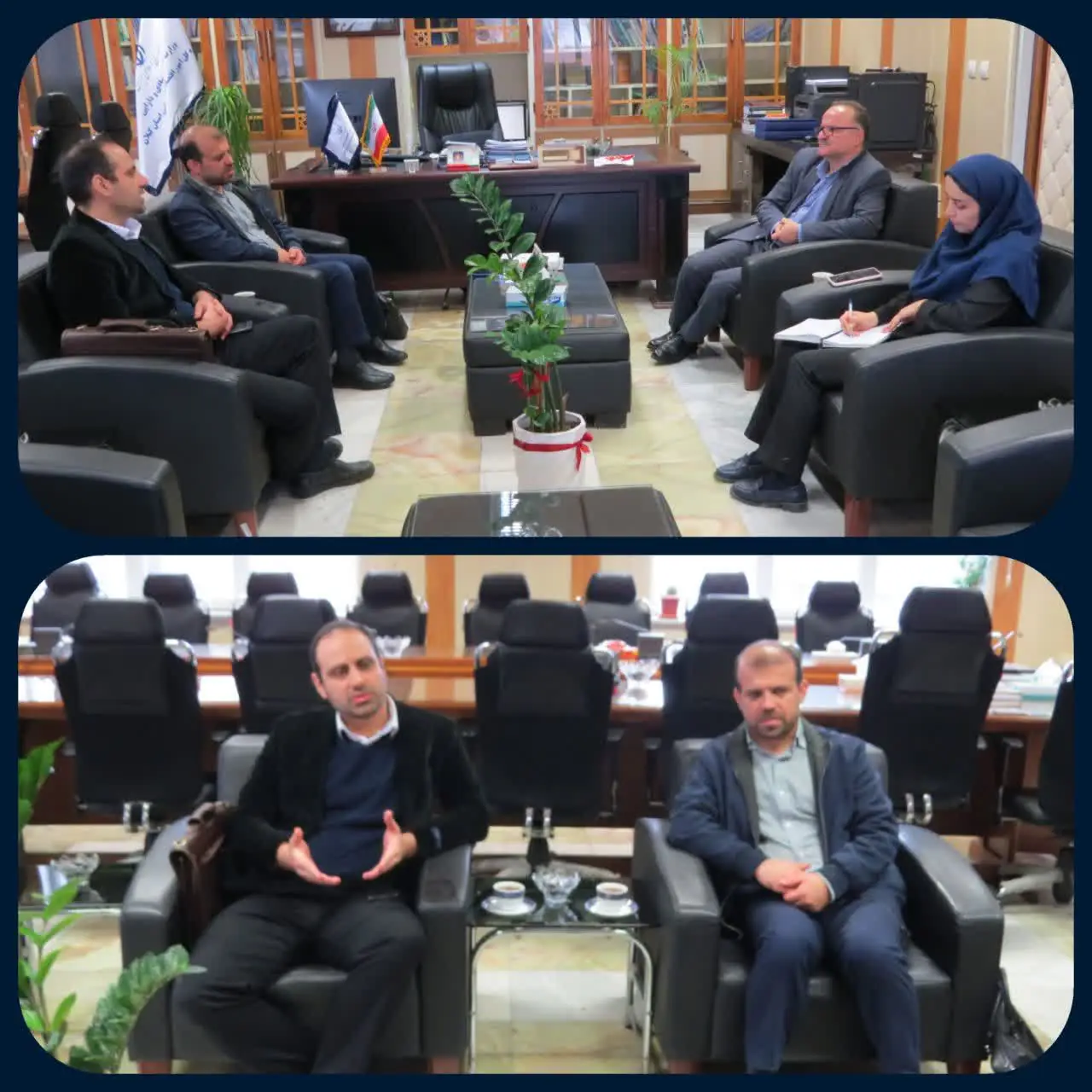 مدیرکل اقتصاد و دارایی گیلان با سرمایه‌گذاران هلدینگ تابان دیدار کرد