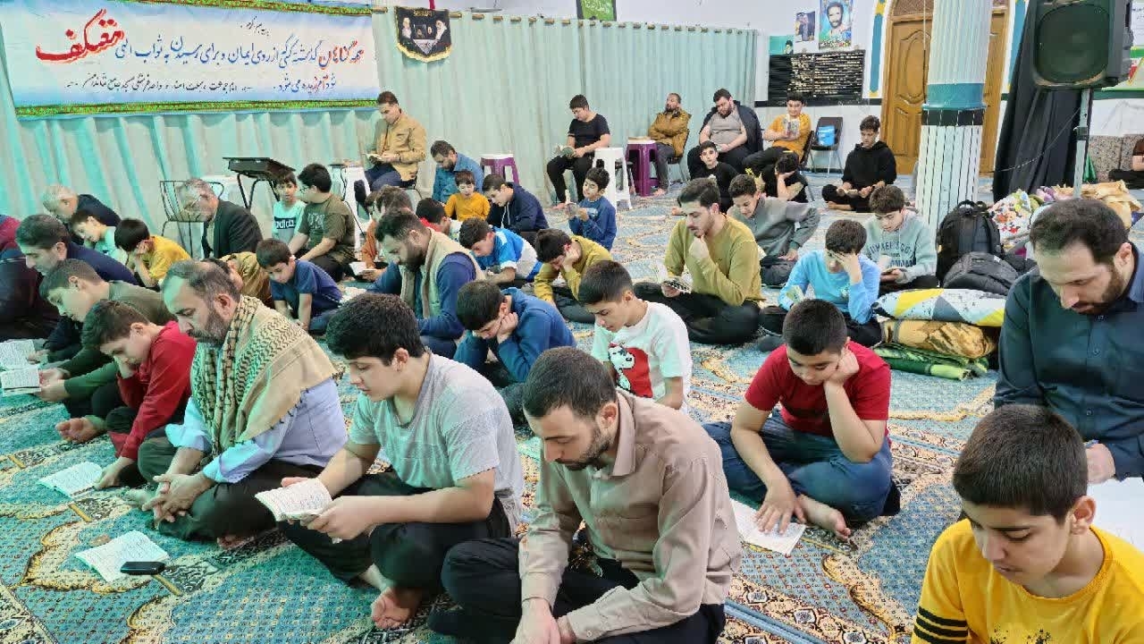 آغاز مراسم پر فیض اعتکاف درگیلان