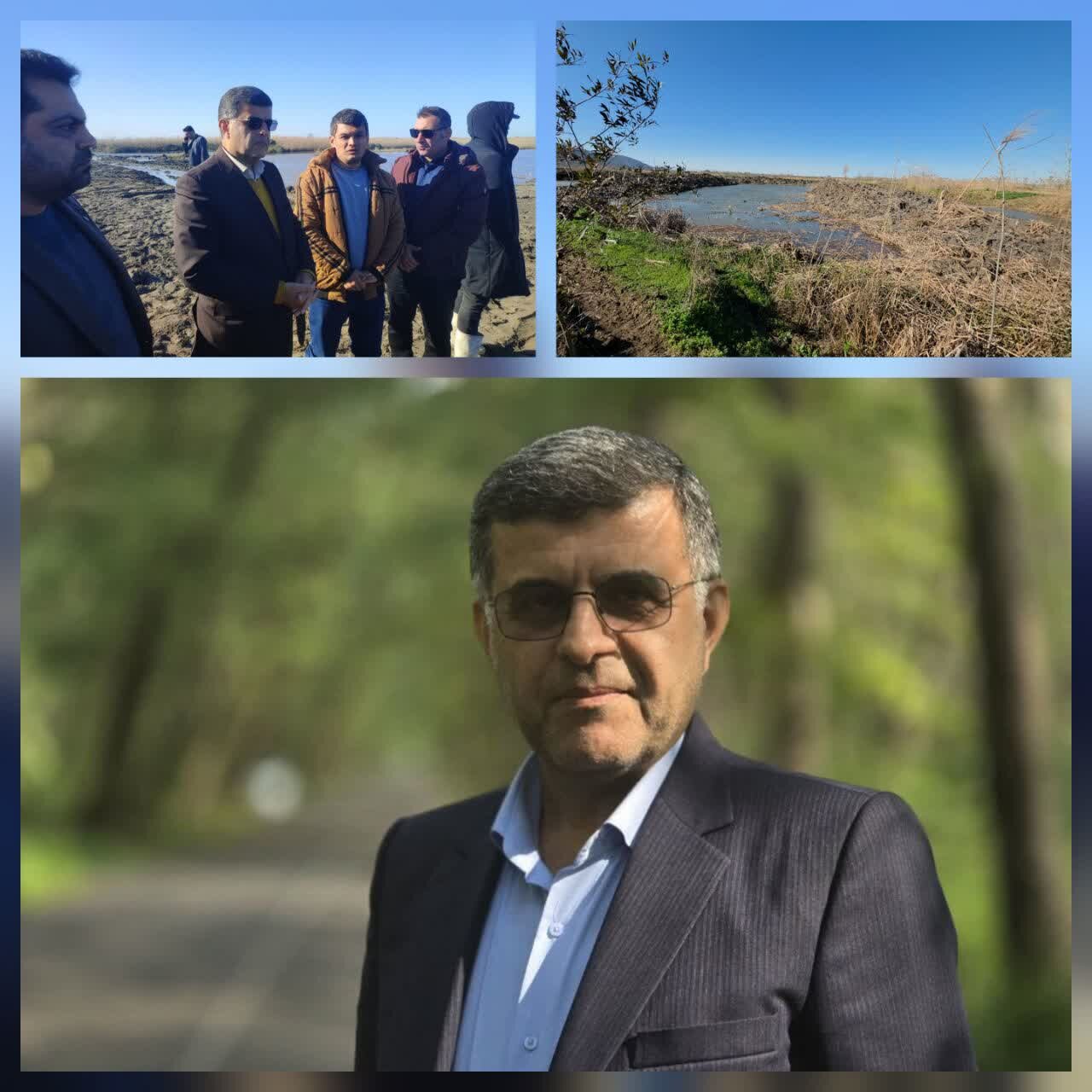 فرماندار آستانه:لایروبی ۵۰۰ هکتار از آب بندان‌های آستانه اشرفیه