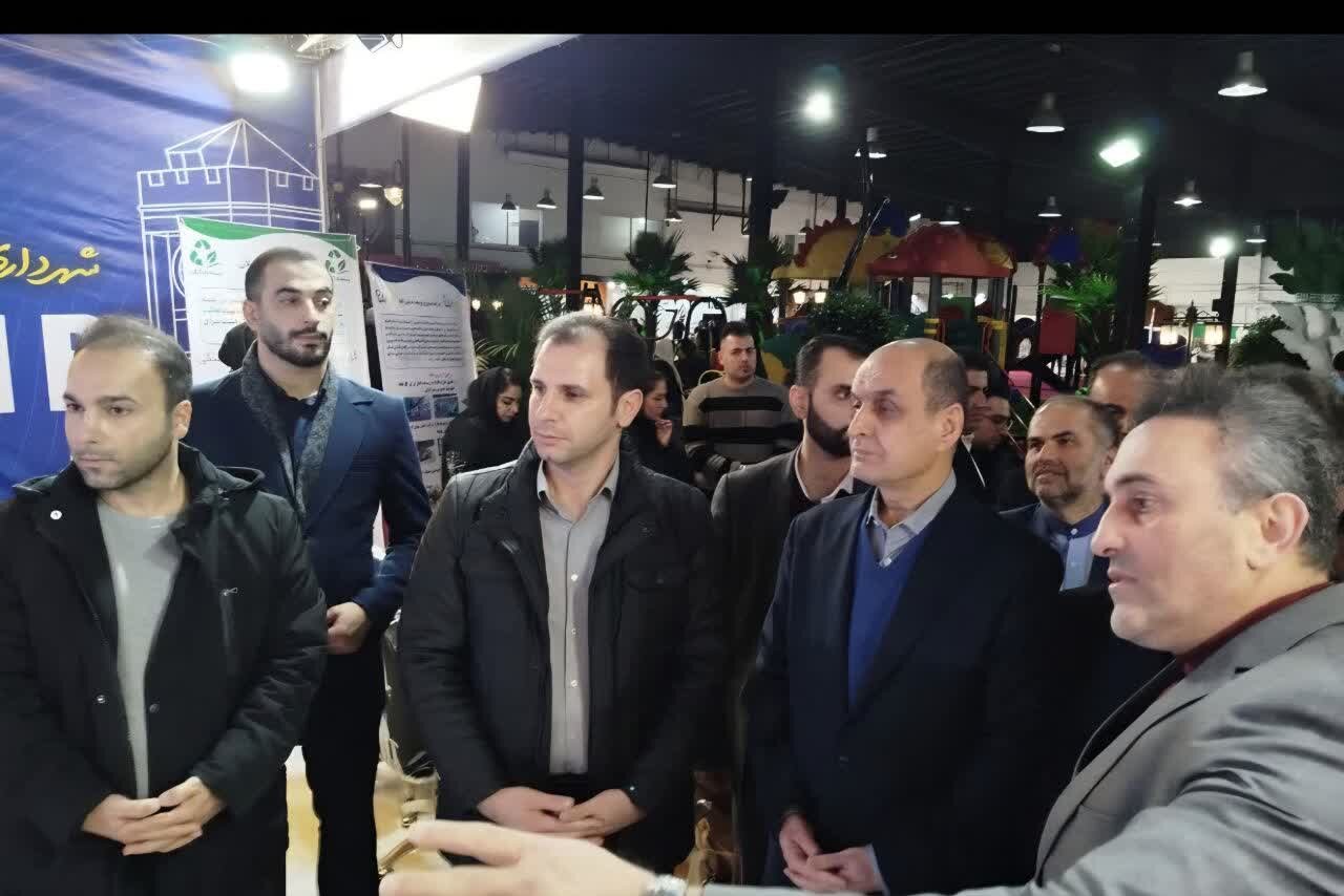حضور شهرداری بندانزلی در نمایشگاه مدیریت خدمات شهری، پسماند و فضای سبز