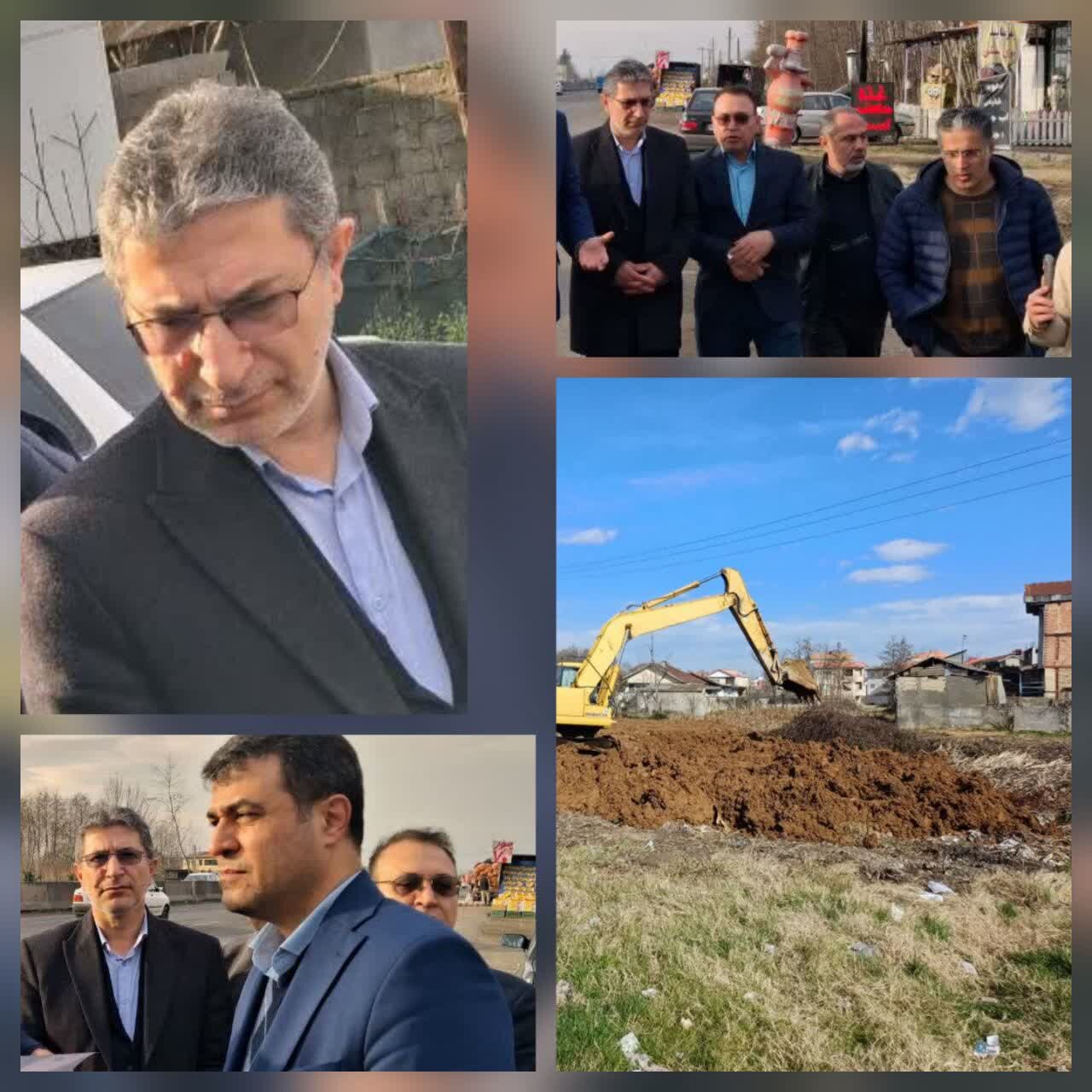 فرماندار صومعه‌سرا:آغاز عملیات اجرایی طرح اصلاح هندسی چهارراه خاکیان صومعه‌سرا