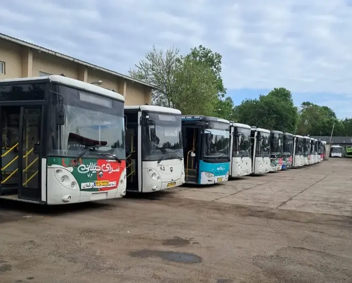 خدمات حمل‌ونقل عمومی رشت تا ۱۵ فروردین رایگان شد.