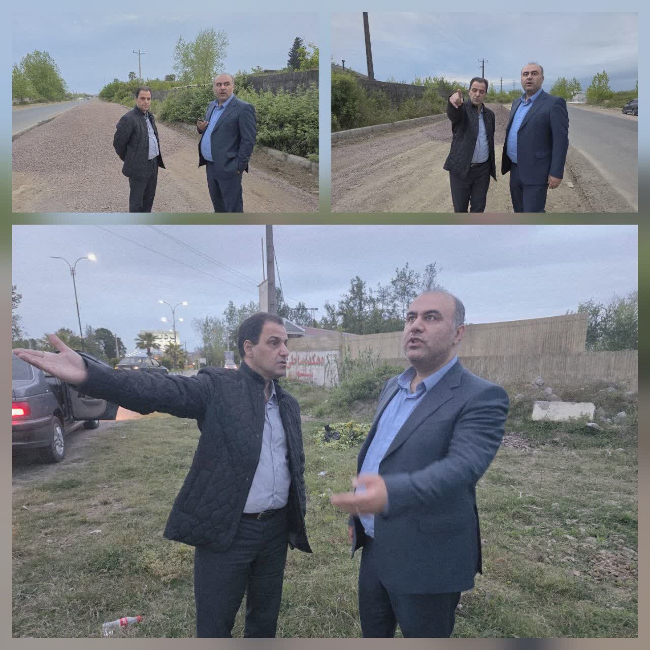 شهردار چاف و چمخاله:روشنایی محور چمخاله به گالشکلام تا پایان اردیبهشت تکمیل می‌شود