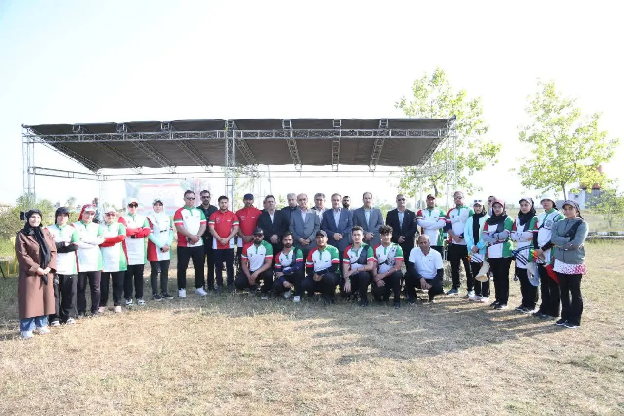 حضور استاندار گیلان در اردوی تیم ملی تیراندازی با کمان در بندرانزلی