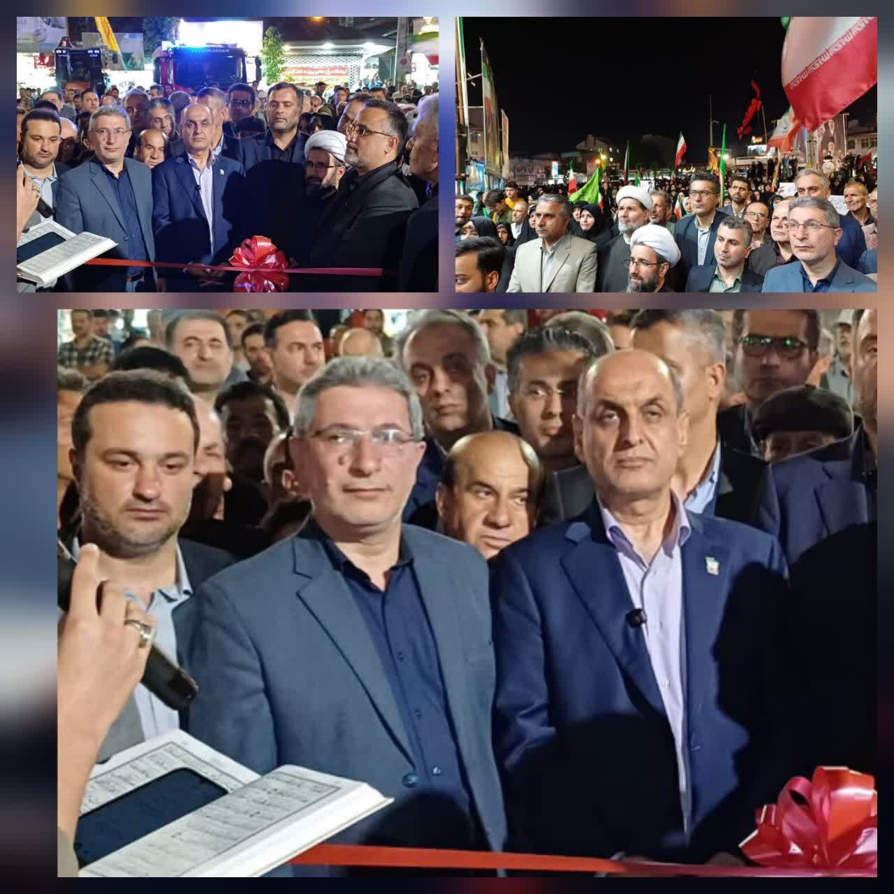 با حضور استاندار گیلان در شهرستان صومعه‌سرا؛پروژه‌های عمران شهری صومعه‌سرا افتتاح شد