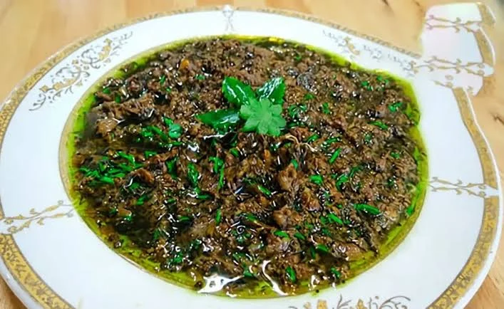 آموزش تهیه فسنجون با خیار غذای محلی استان گیلان + فیلم