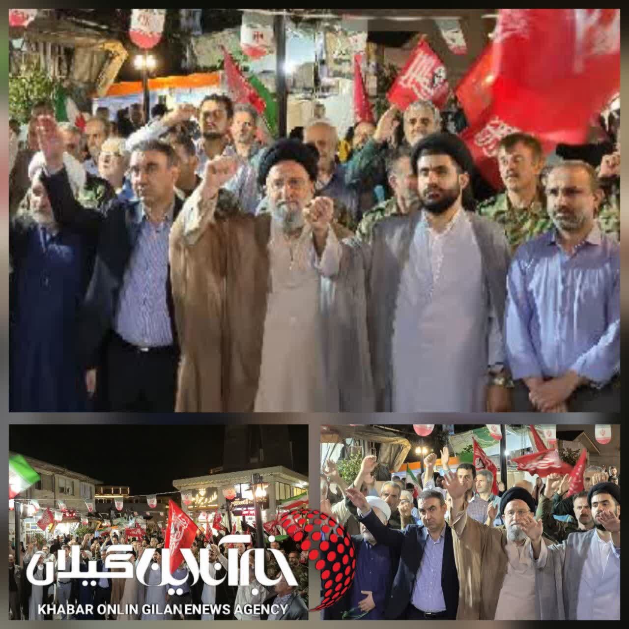 برگزاری مراسم تجمع شبانه بیعت با رهبر معظم انقلاب در رضوانشهر برگزاری مراسم تجمع شبانه بیعت با رهبر معظم انقلاب در رضوانشهر