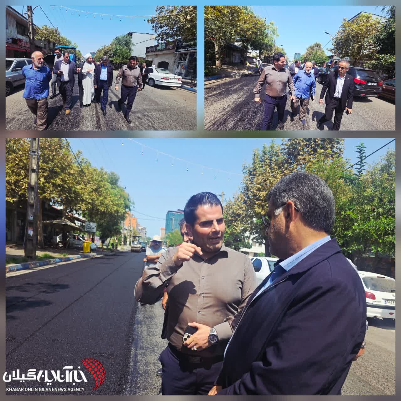 شهردار بندر کیاشهر:«نهضت آسفالت» در بندر کیاشهر؛ از محورهای توریستی تا محله‌های محروم