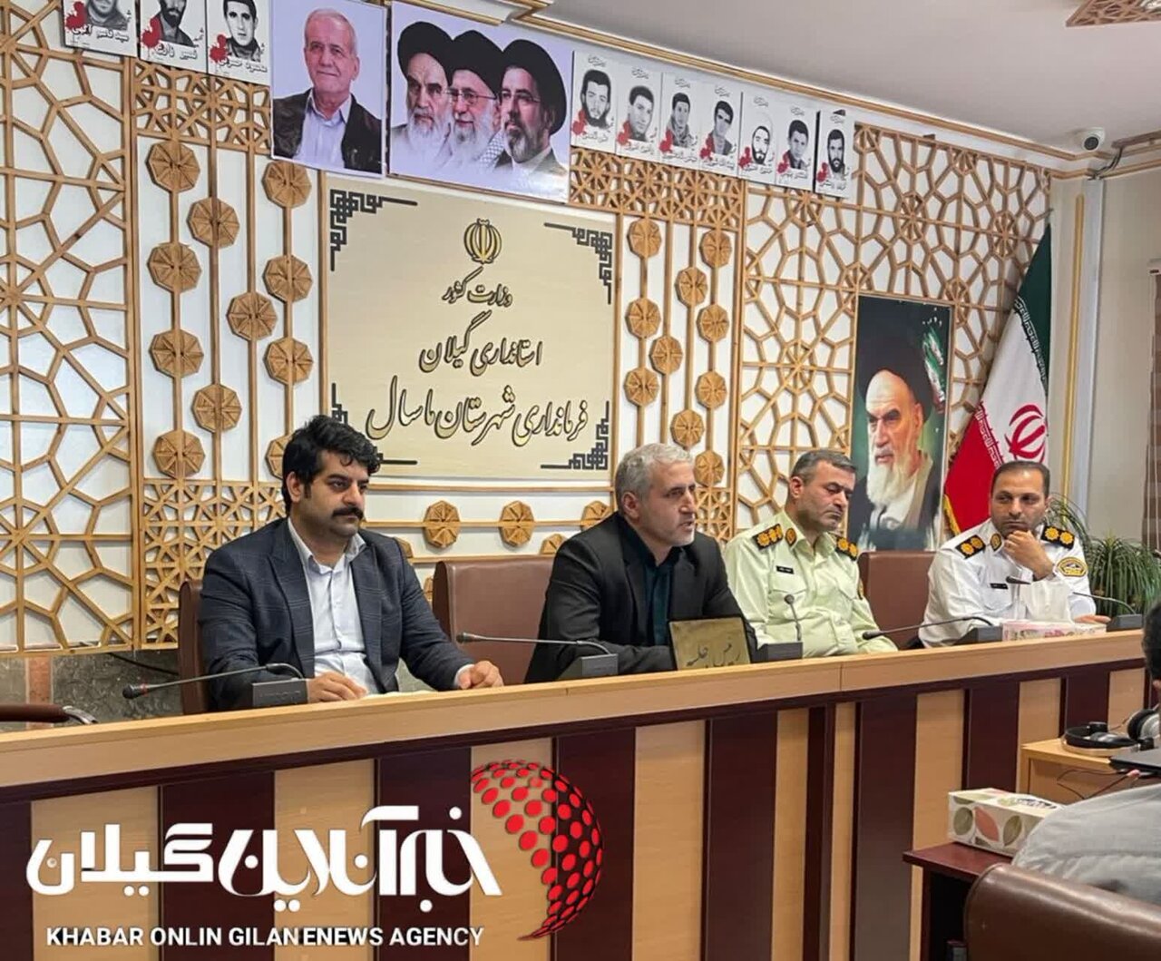 برگزاری جلسه شورای ترافیک شهرستان ماسال